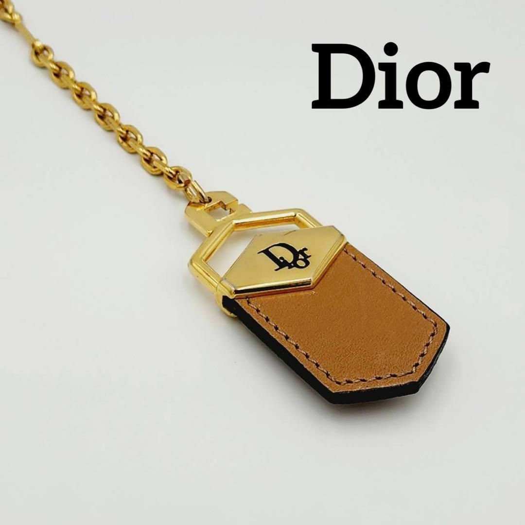 クリスチャンディオール Christian Dior レディディオール 小物 バッグチャーム キーホルダー メタル ゴールド