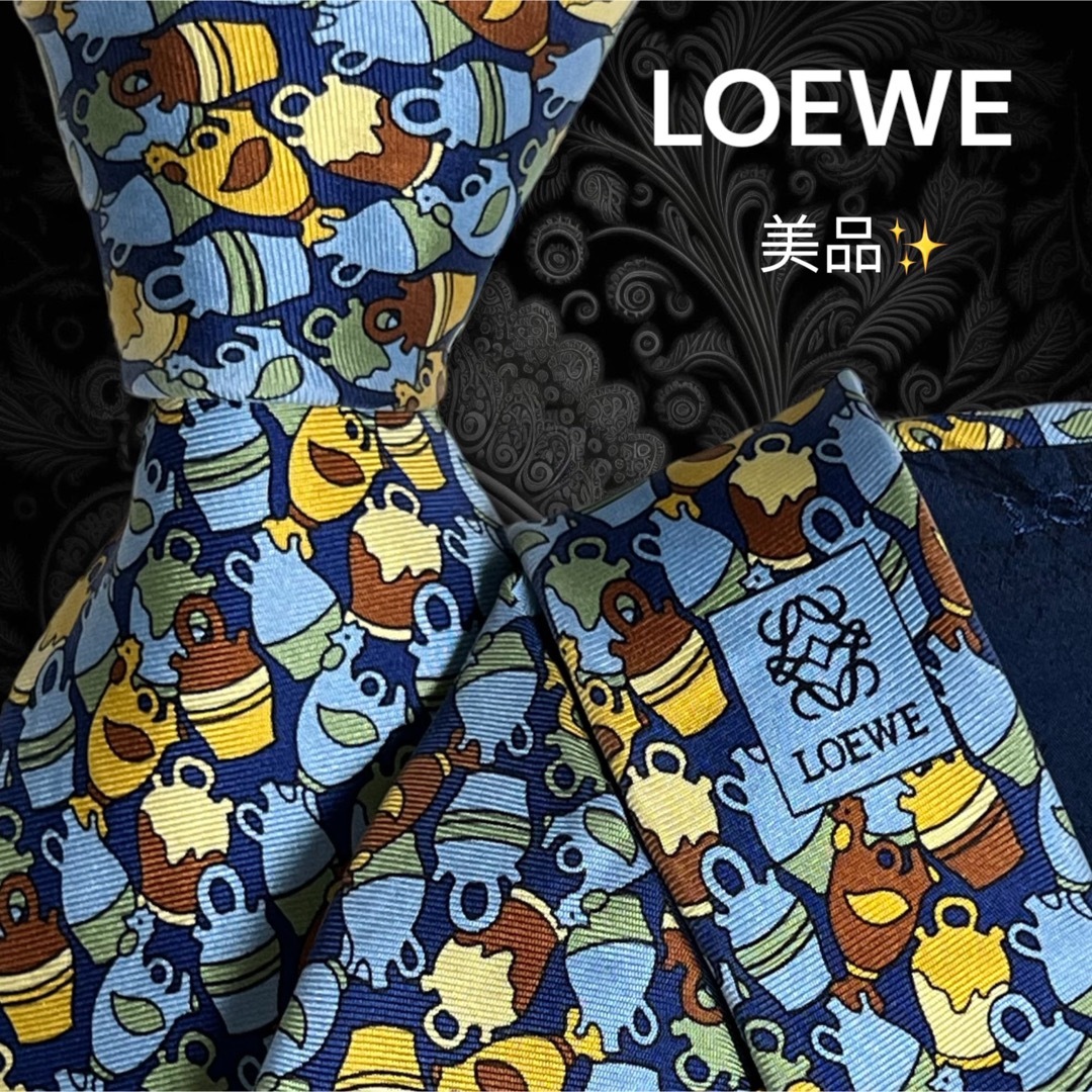 LOEWE - ✨美品✨ LOEWE ロエベ レア品 スペイン製 総柄 焼き物柄 動物