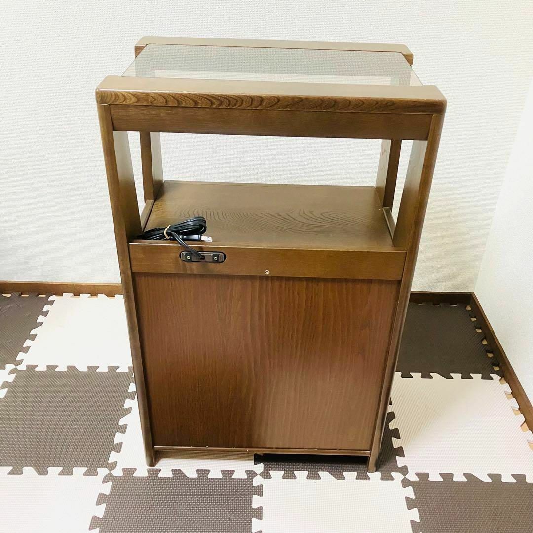 karimoku カリモク家具 ラック 花台 本棚 電話台 コンセント付き