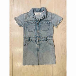 ザラキッズ(ZARA KIDS)のsale☆ZARA KIDS キッズ　デニムワンピ　女の子　115(ワンピース)