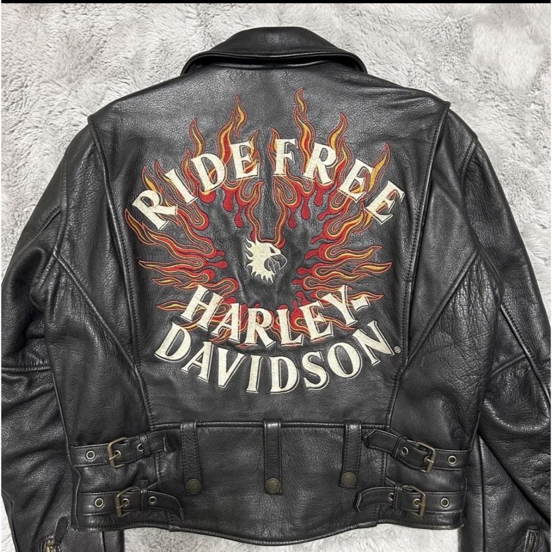 希少Harley-Davidson ハーレーダビッドソン ライダースジャケット