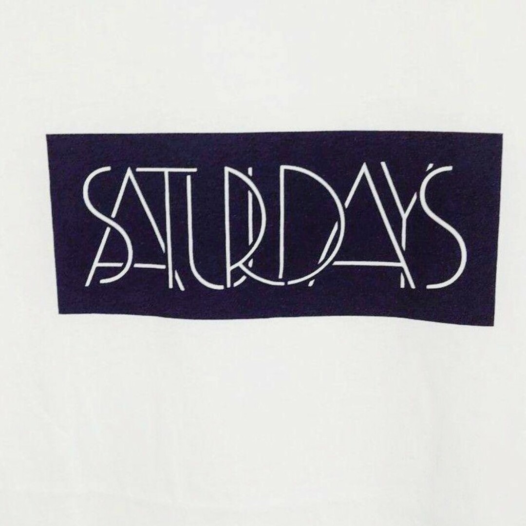 Saturdays NYC(サタデーズニューヨークシティ)の【S】サタデーズニューヨークシティ/半袖Tシャツ/Deco/白 メンズのトップス(Tシャツ/カットソー(半袖/袖なし))の商品写真