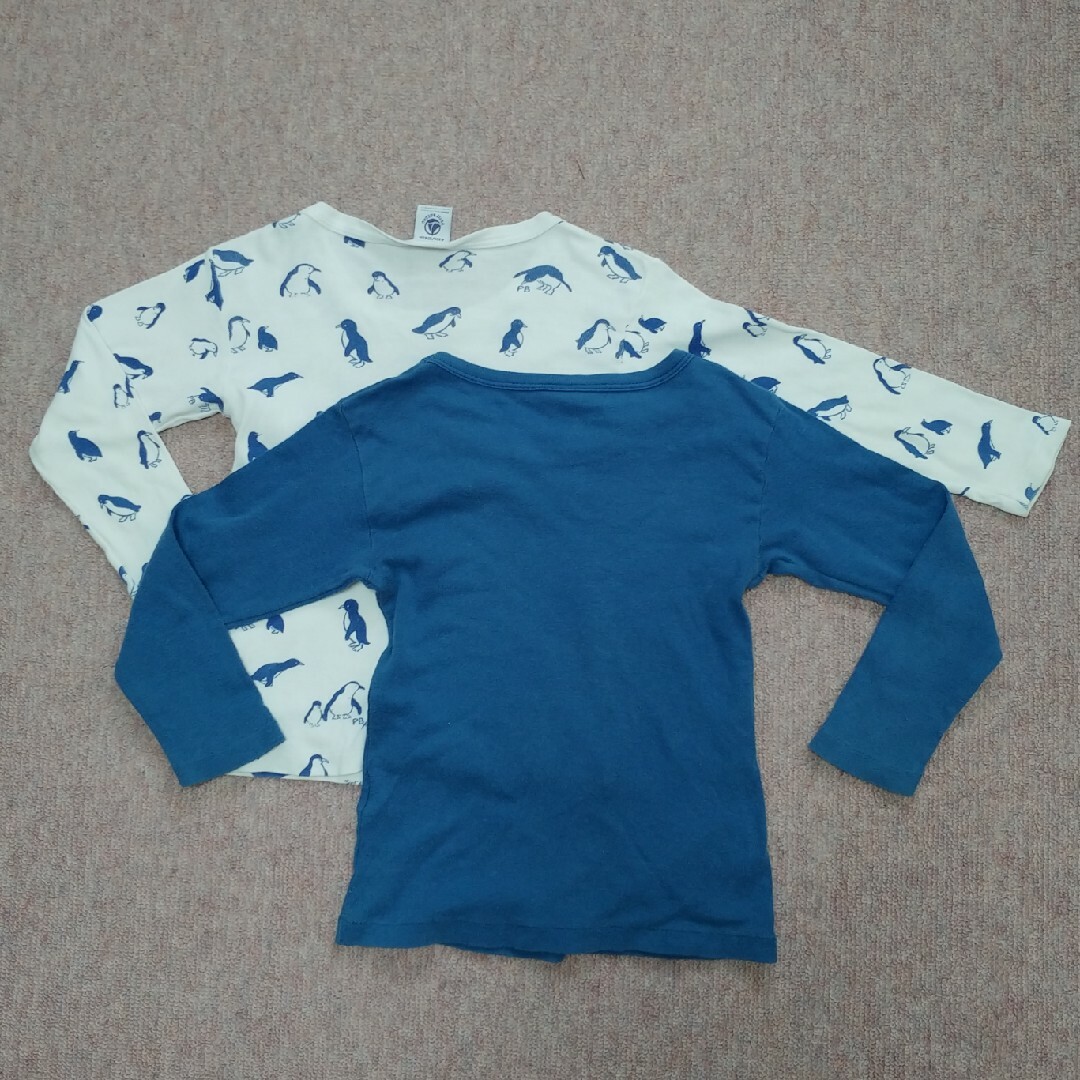 PETIT BATEAU(プチバトー)のPETIT BATEAU　シャツ　2枚　104cm キッズ/ベビー/マタニティのキッズ服男の子用(90cm~)(Tシャツ/カットソー)の商品写真