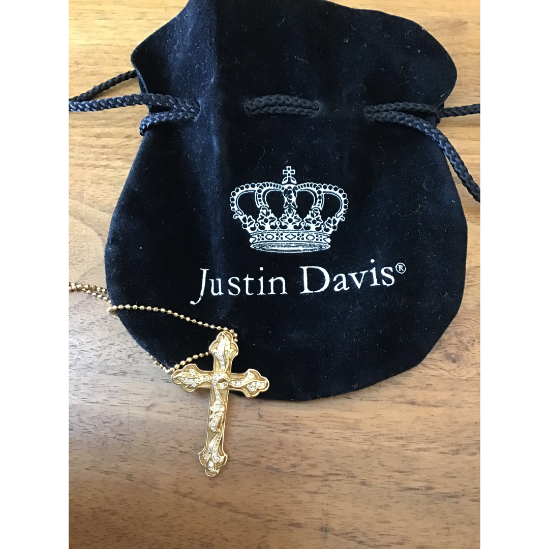 Justin Davis(ジャスティンデイビス)のジャスティンディビス　18K クロスネックレス メンズのアクセサリー(ネックレス)の商品写真