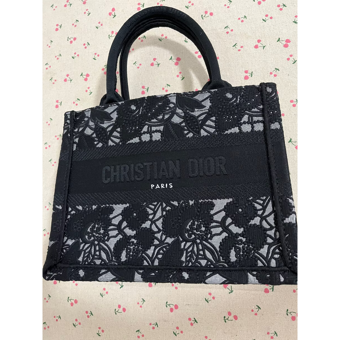 ✵かなり綺麗✵クリスチャンディオール✵ TOTE レース✵黒