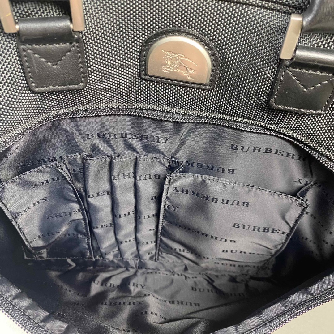 BURBERRY/バーバリー ビジネスバッグ 黒 ブラック ダークグレー BURBERRY/バーバリー ビジネスバッグ 黒 ブラック ダークグレー