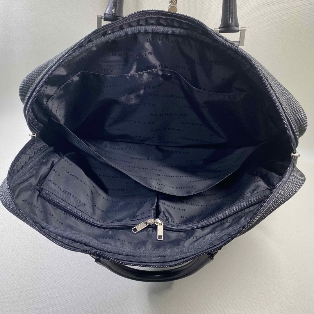 BURBERRY/バーバリー ビジネスバッグ 黒 ブラック ダークグレー BURBERRY/バーバリー ビジネスバッグ 黒 ブラック ダークグレー