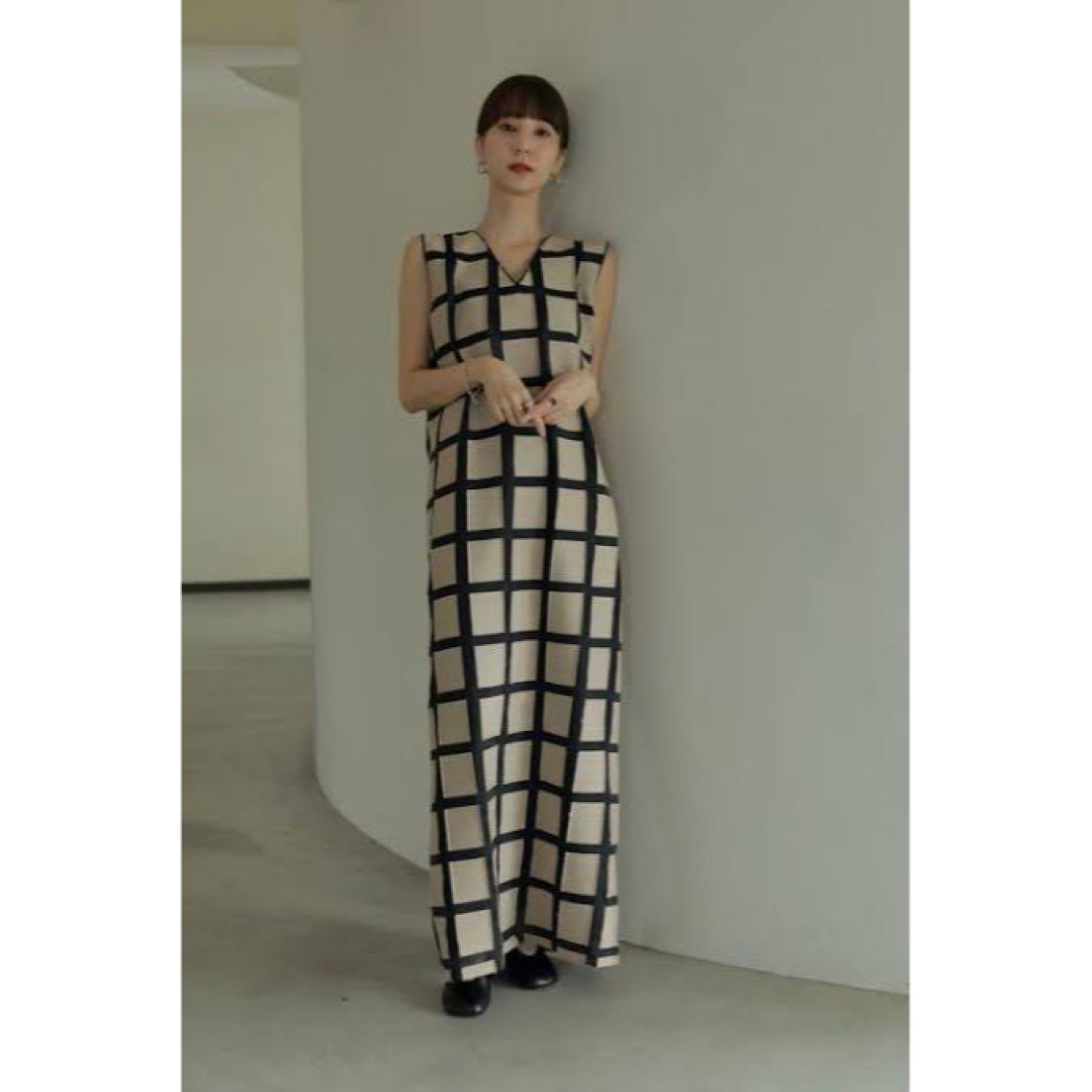 TODAYFUL(トゥデイフル)のlouren geometric jacquard pencil dress レディースのワンピース(ロングワンピース/マキシワンピース)の商品写真