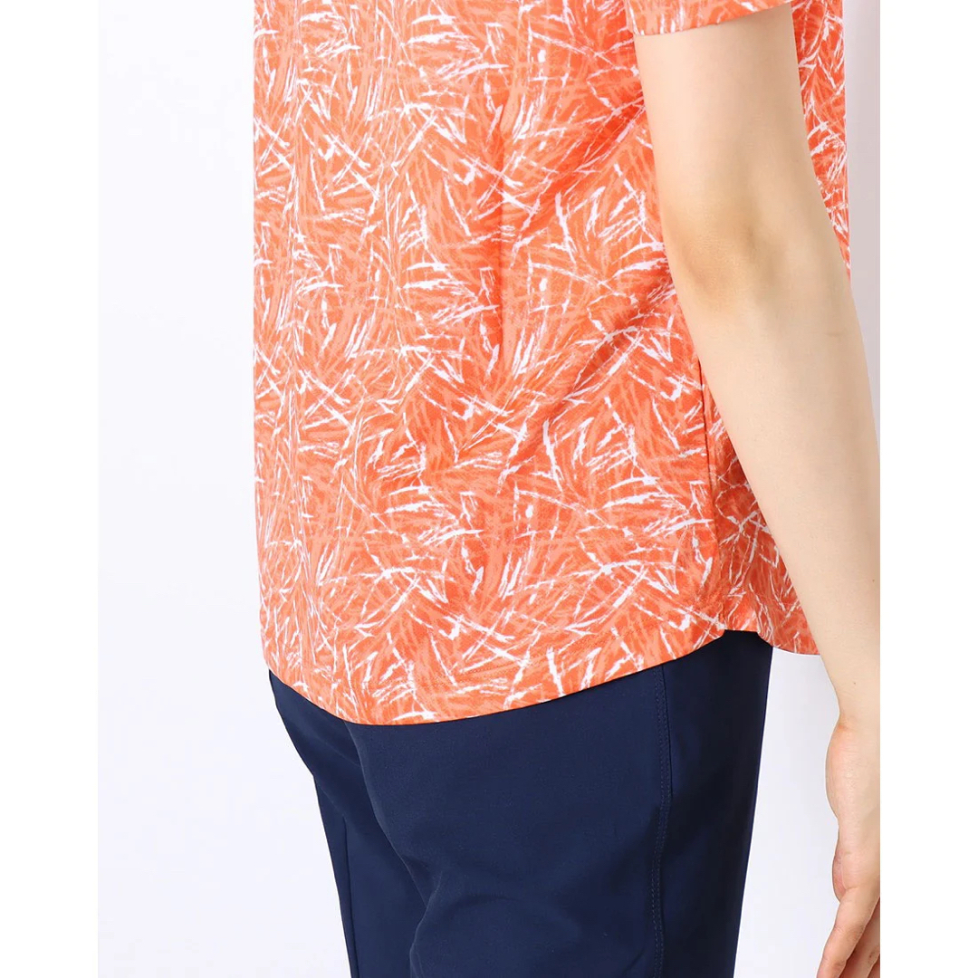 HEAD(ヘッド)のHEAD  ドライプリントスキッパーTシャツ　オレンジ レディースのトップス(Tシャツ(半袖/袖なし))の商品写真