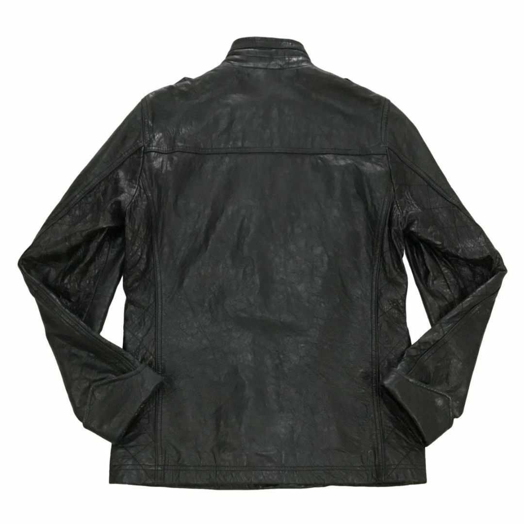 JUNMEN(ジュンメン)のJUNMEN ジュンメン 最高級ラインJLINE シープスキンバイカーズコート メンズのジャケット/アウター(レザージャケット)の商品写真