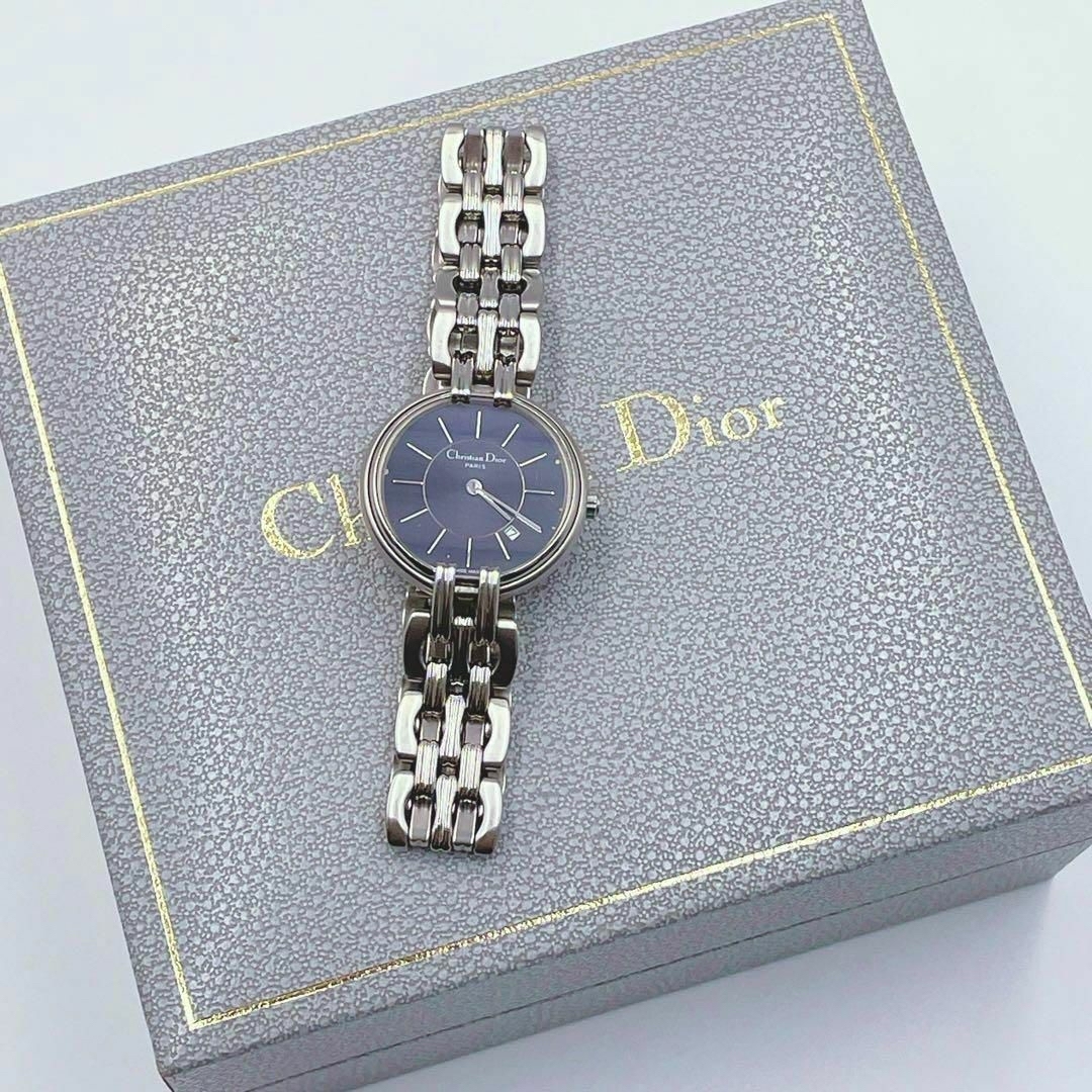 2022高い素材 ChristianDior バギラ 腕時計 黒文字盤 D66-100 クォーツ