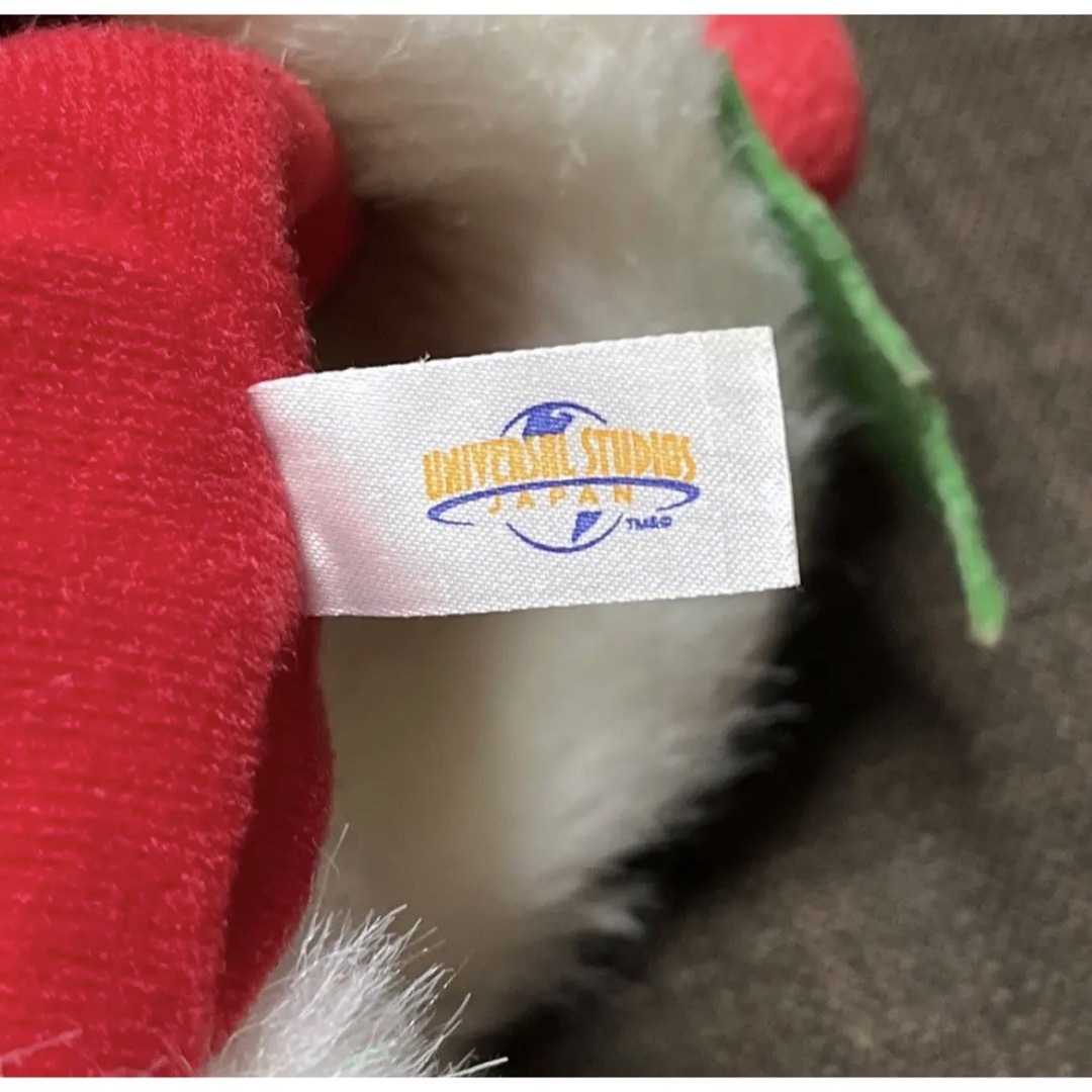 USJ(ユニバーサルスタジオジャパン)の【美品】【即日発送】USJ エルモ　クリスマス帽子 キッズ/ベビー/マタニティのこども用ファッション小物(帽子)の商品写真
