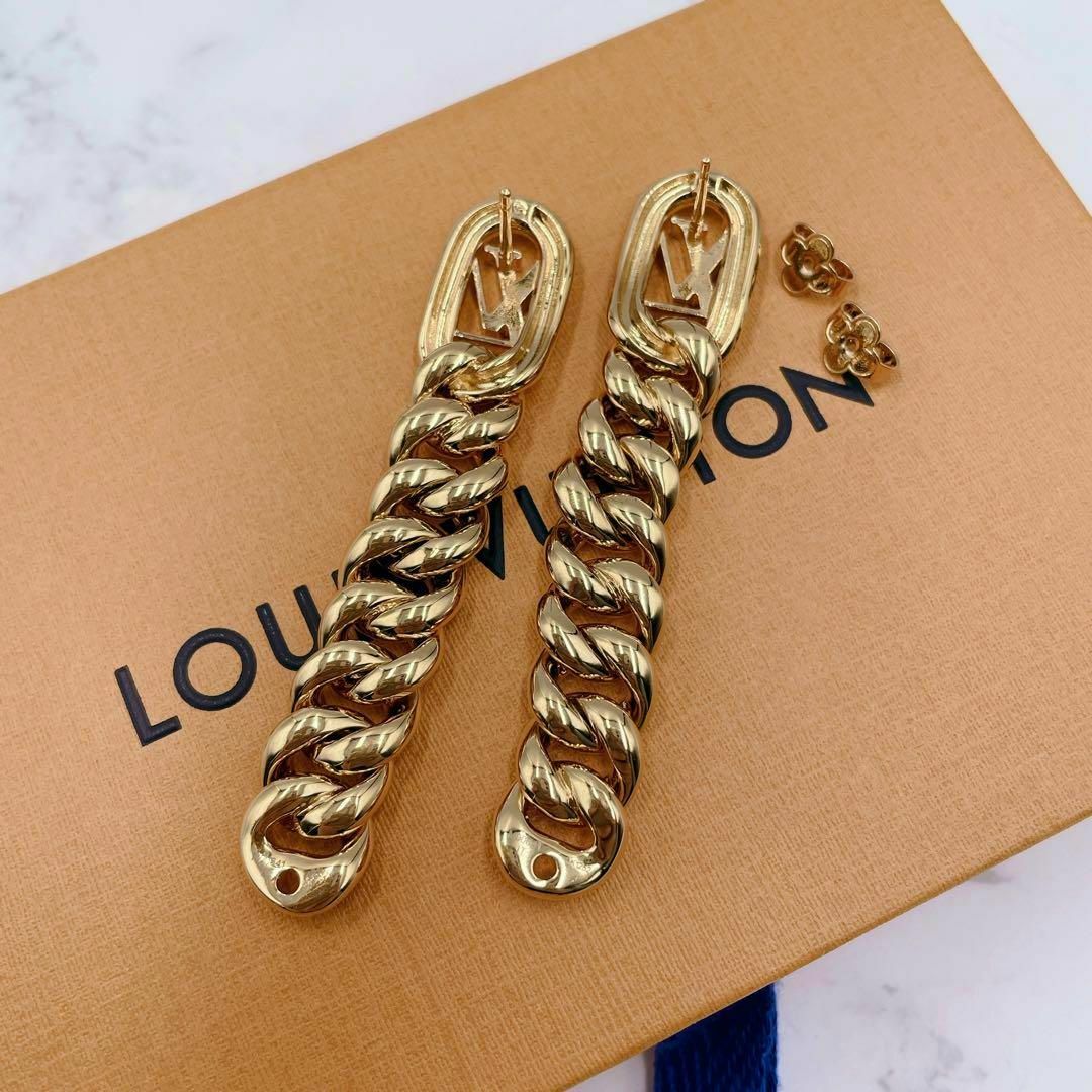 ✨美品✨ ルイヴィトン ブックル ドレイユ・LV ゲット ドレスト ピアス