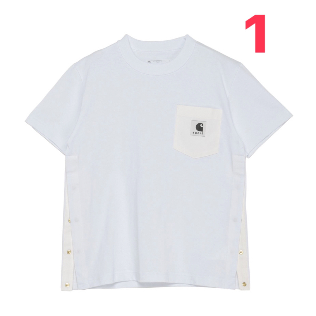 サイズ5 ネイビーsacai × Carhartt WIP T-shirt