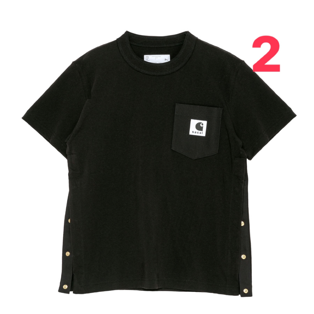 sacai(サカイ)の即日配送！sacai Carhartt WIP T-shirt メンズのトップス(Tシャツ/カットソー(半袖/袖なし))の商品写真