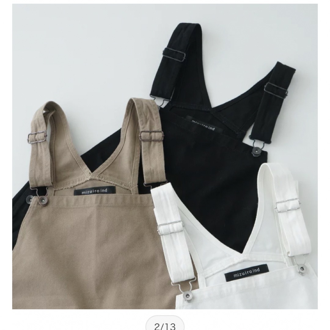 mizuiro ind - 【新品未使用】ミズイロインド オーバーオールの通販 by
