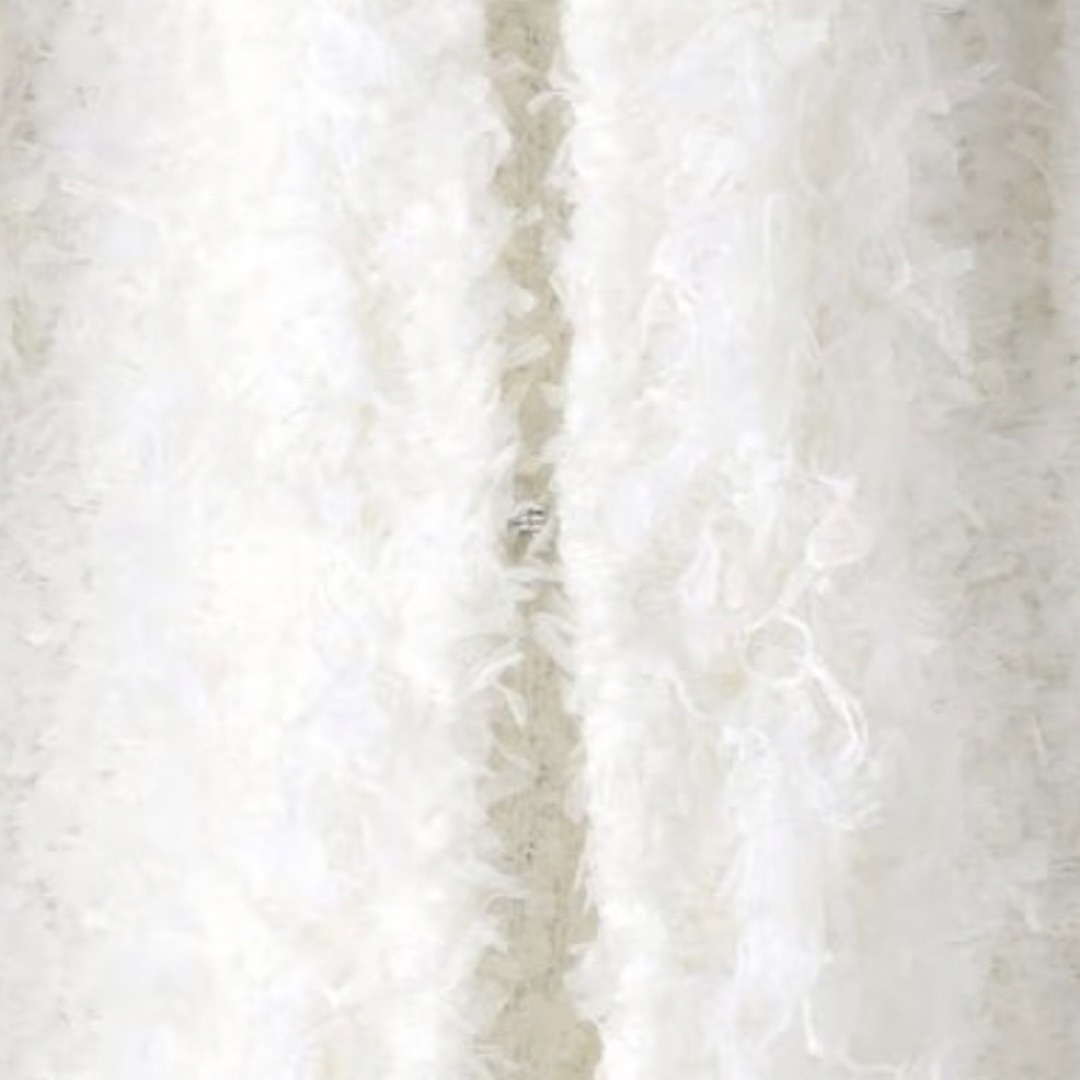 UNITED ARROWS(ユナイテッドアローズ)のユナイテッドアローズ / ミックス ツイード カーディガン　ホワイト　白 レディースのトップス(カーディガン)の商品写真