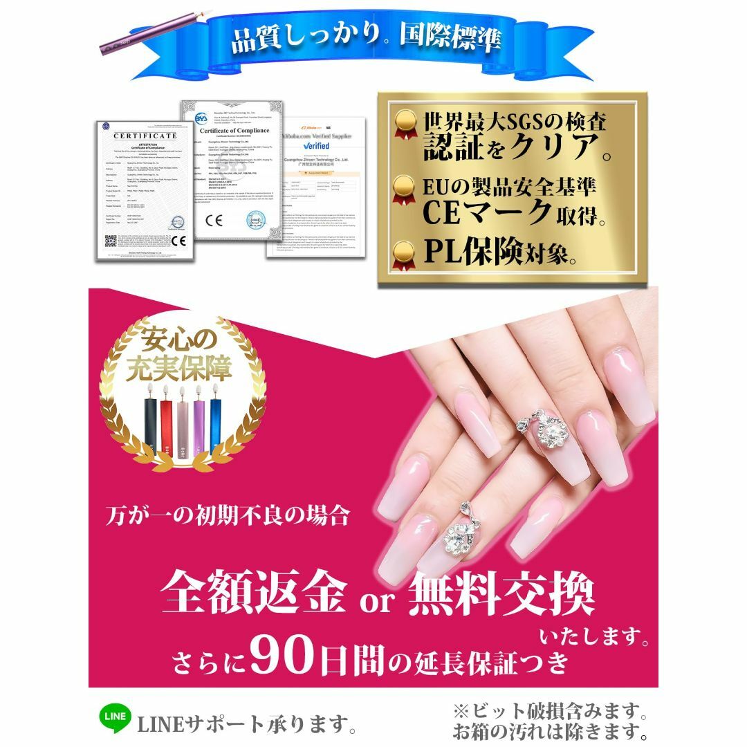 NailfyII 電動ネイルマシン コードレス 【JNA上級/JNEC1級ネイリ 1