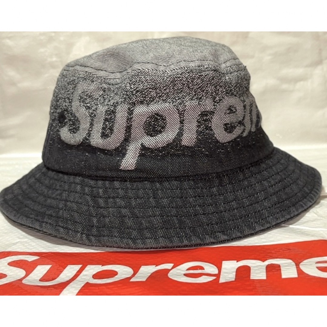 Supreme Fade Jacquard Denim Crusher Hat