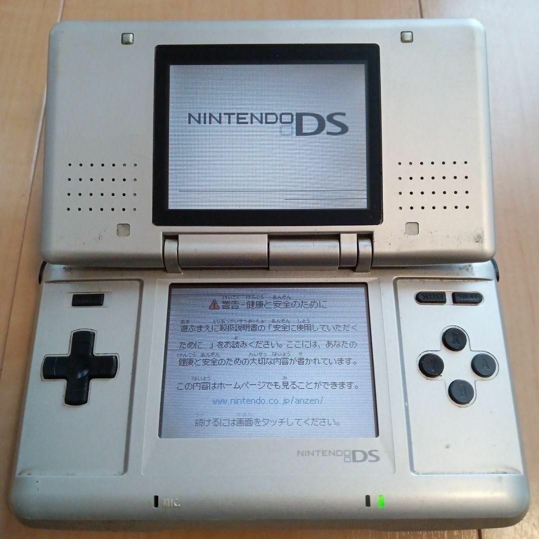 ニンテンドー DS 初代 シルバー本体+充電器 おまけソフト⑪