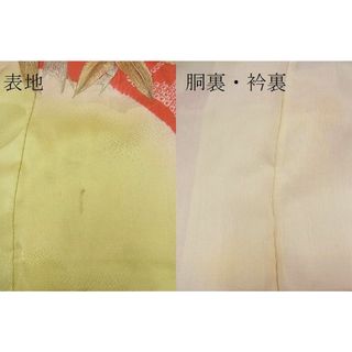 平和屋野田店□豪華振袖 駒刺繍 絞り 地紙枝花文 暈し染め 金銀彩 逸品 ...