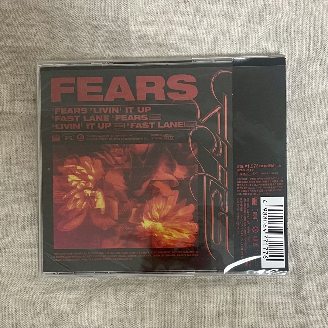 THE RAMPAGE(ザランページ)のFEARS エンタメ/ホビーのCD(ポップス/ロック(邦楽))の商品写真