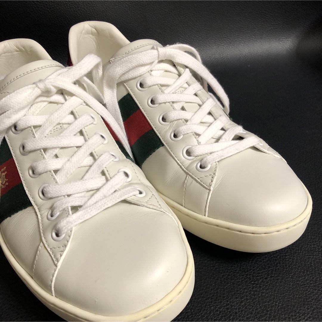 【美品】GUCCI グッチ　シェリーライン　スニーカー　BEE ハチ