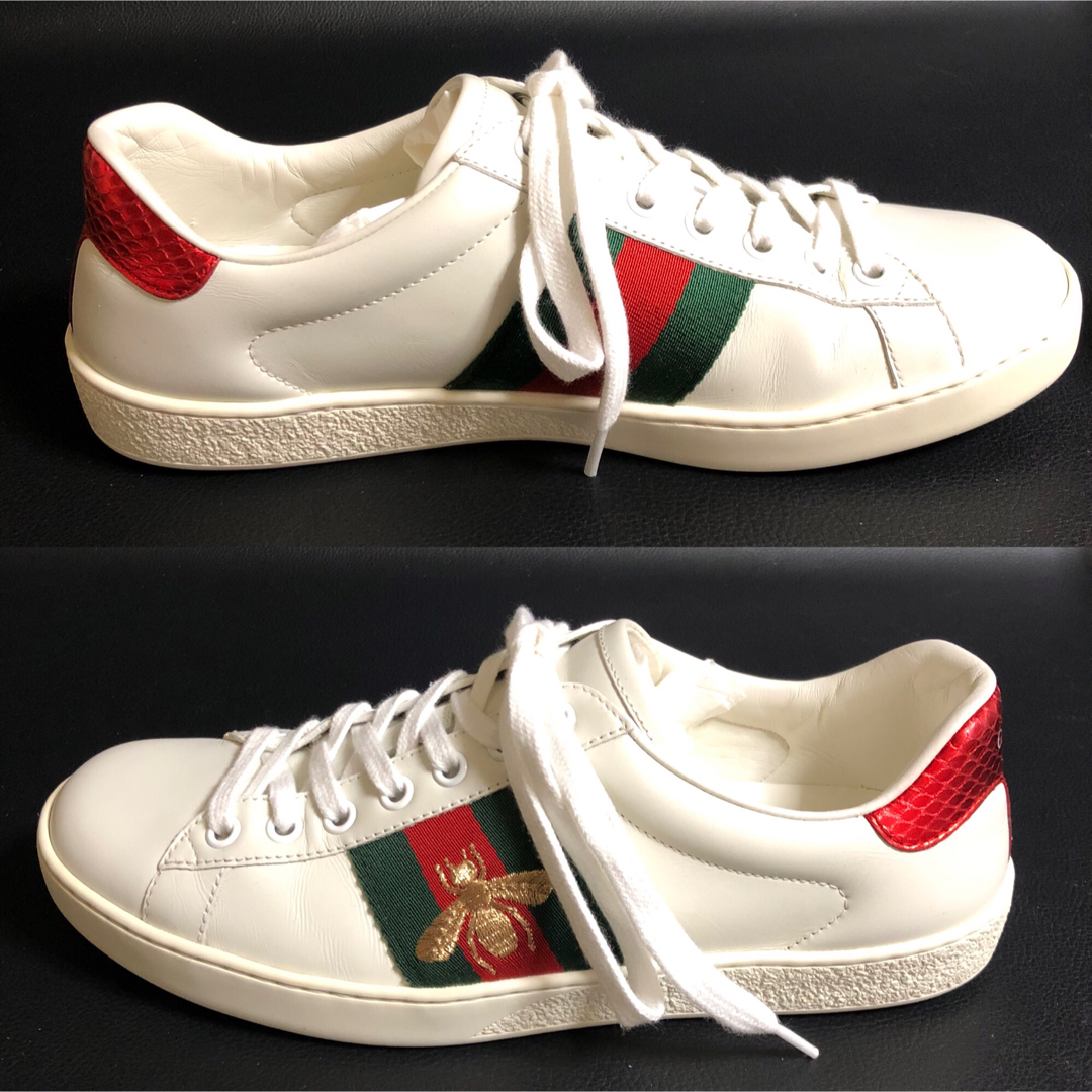 【美品】GUCCI グッチ　シェリーライン　スニーカー　BEE ハチ