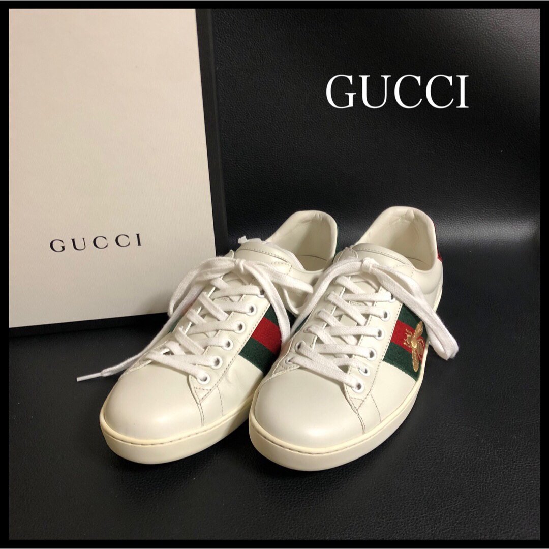 Gucci   美品GUCCI グッチ シェリーライン スニーカー BEE ハチの