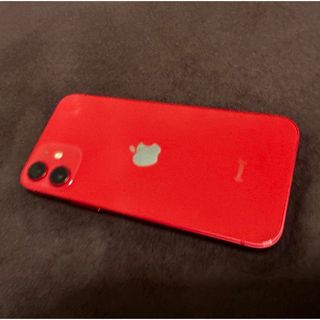 アップル(Apple)の[値下げ]iPhone12 mini 64GB レッド (オマケカバー付き)(スマートフォン本体)