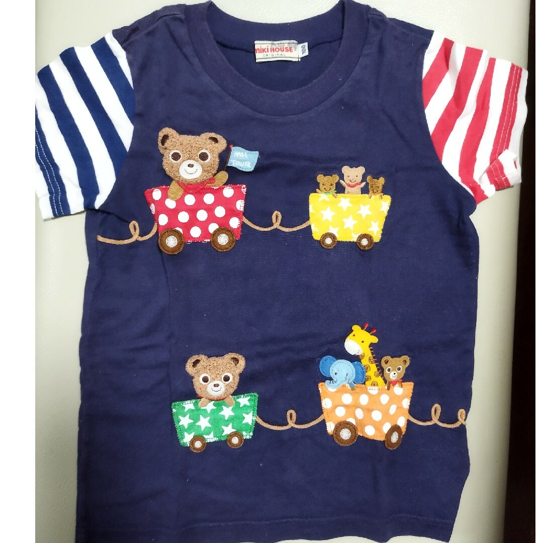 mikihouse(ミキハウス)のミキハウスTシャツ　100 キッズ/ベビー/マタニティのキッズ服男の子用(90cm~)(Tシャツ/カットソー)の商品写真