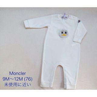 MONCLER ロゴ刺繍アヒルワッペンロンパース 76cm 未使用に近い www ...