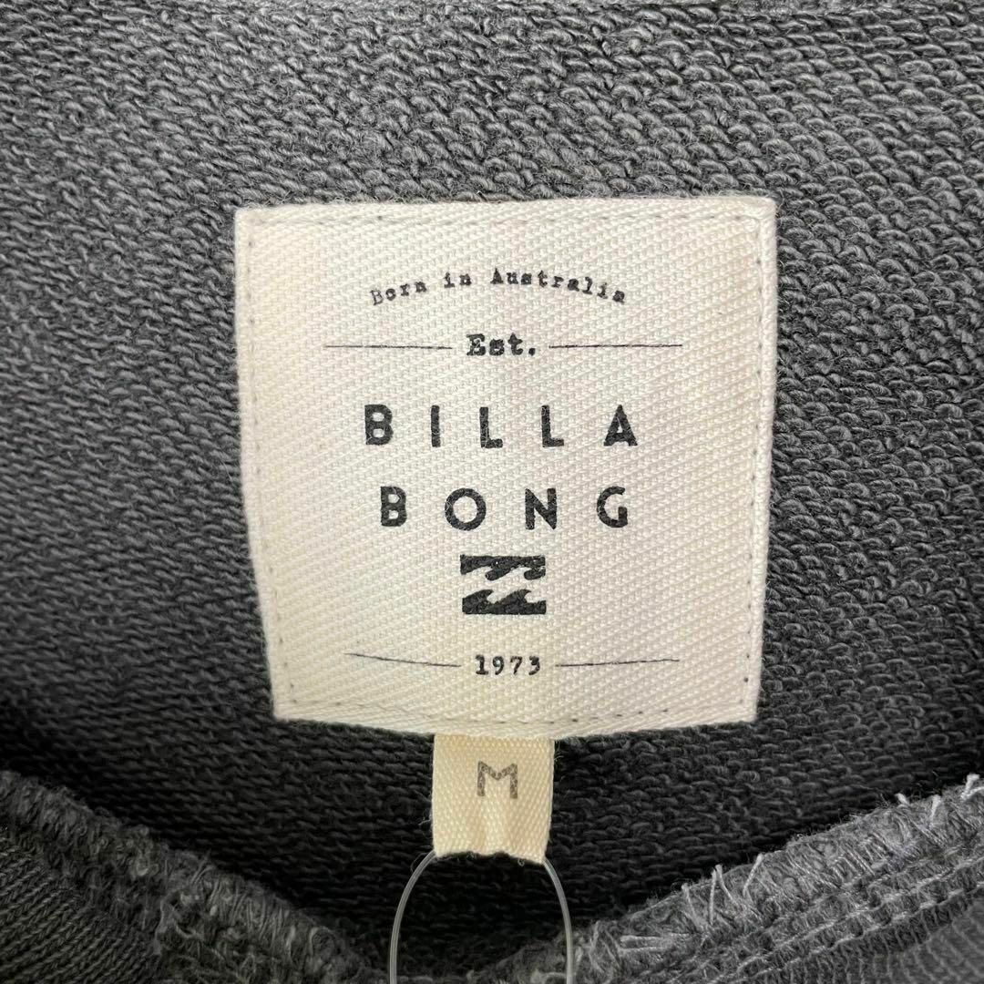 billabong(ビラボン)の完売品 新品 ビラボン パーカー スウェット ヴィンテージ加工 墨黒 レディース レディースのトップス(パーカー)の商品写真