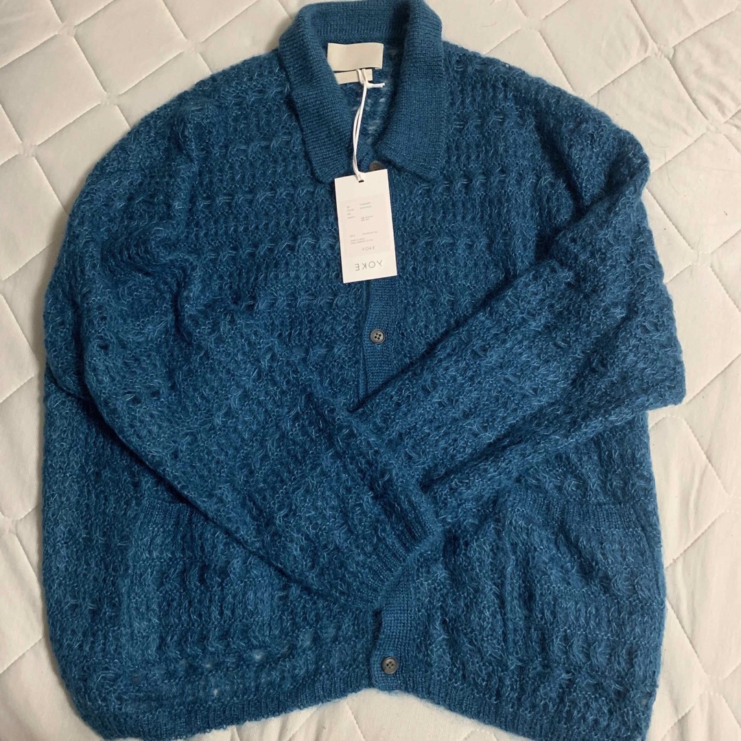 MOHAIR SILK MESH KNIT SHIRT ヨーク YOKE - ニット/セーター