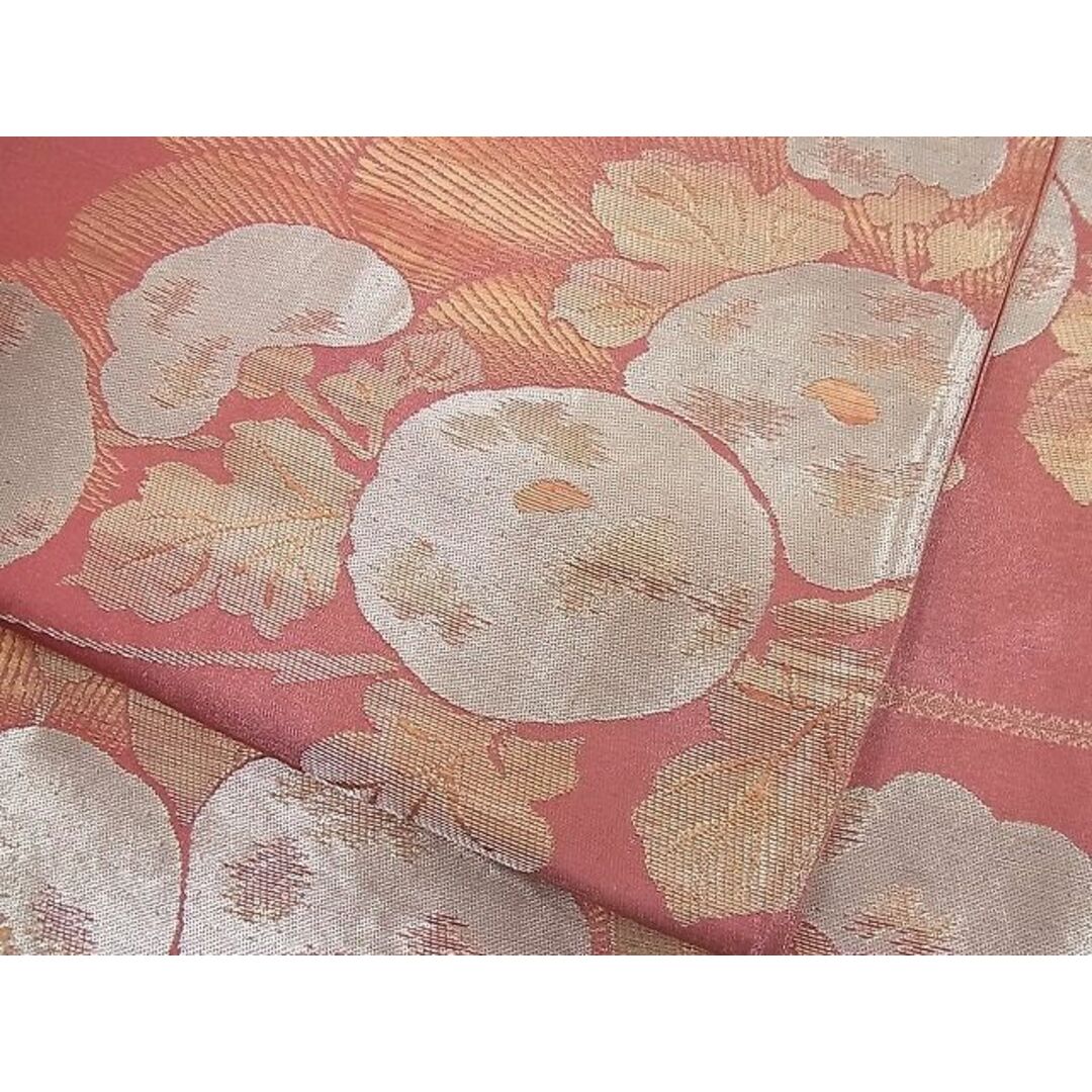 平和屋野田店□袋帯 まとめて3点セット 全て正絹 唐織 向かい鶴 菱