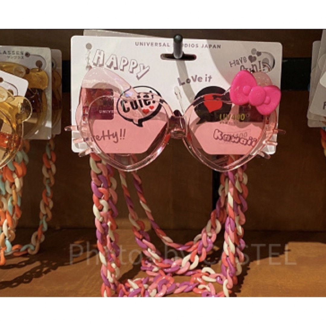 ユニバ キティ サングラス 最新 エンタメ/ホビーのおもちゃ/ぬいぐるみ(キャラクターグッズ)の商品写真