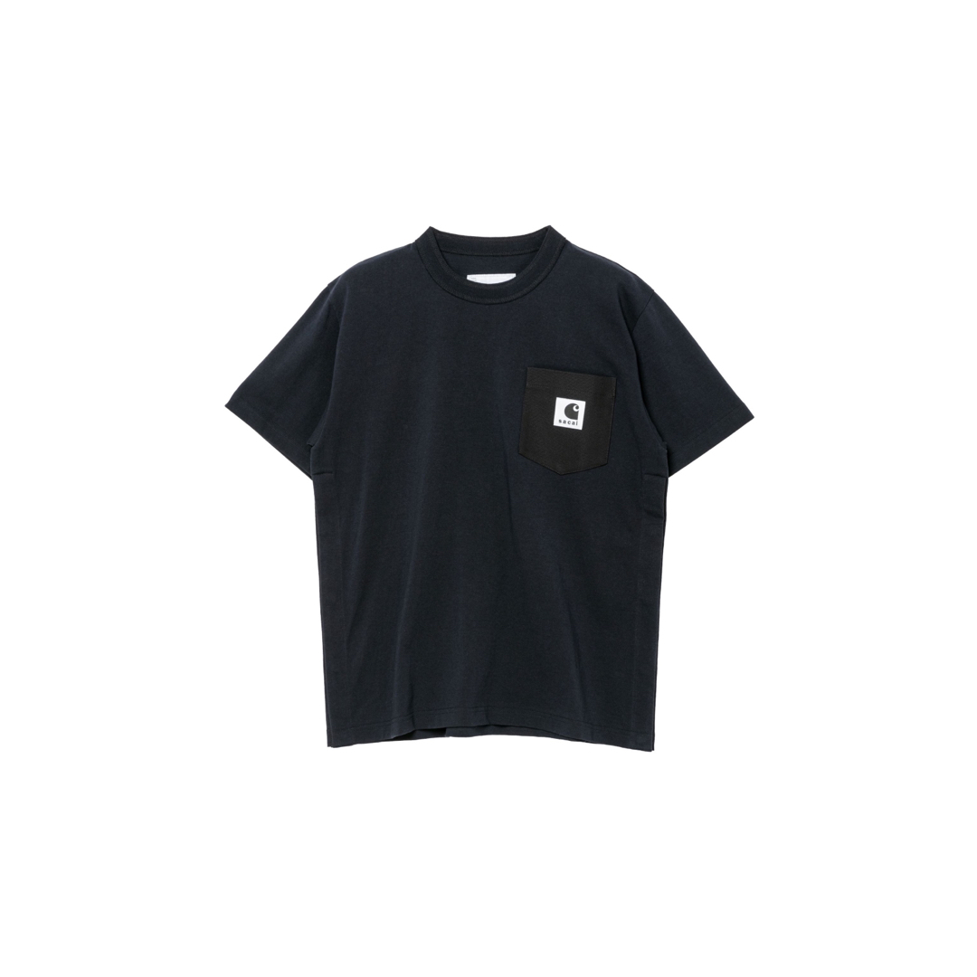 Carhartt x sacai T-shirt NAVY - Tシャツ/カットソー(半袖/袖なし)