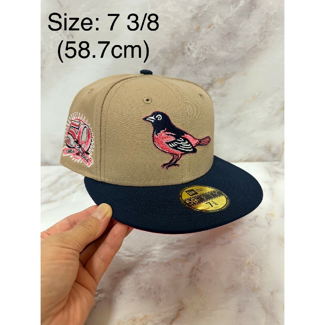 Newera 59fifty ボルチモアオリオールズ 50thアニバーサリー