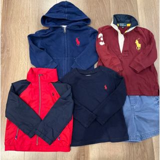 ラルフローレン(Ralph Lauren)のお値下げ！ラルフローレン ボーイズセット 24M アウターはほぼ新品！90サイズ(ジャケット/上着)