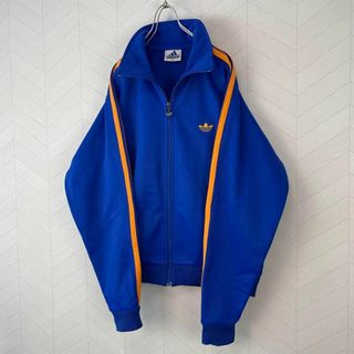 adidas - 入手困難 90s adidas トラックジャケット デサント製 青