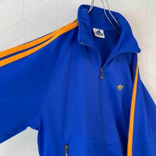 adidas - 入手困難 90s adidas トラックジャケット デサント製 青