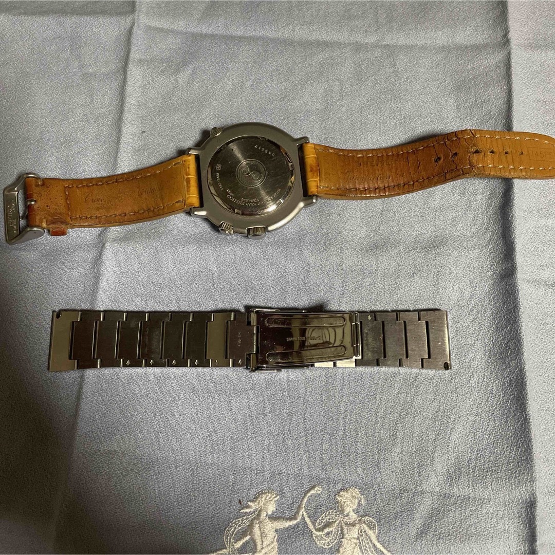 SEIKO イタリアンツナクロノグラフ白文字盤 100m防水 希少 逆輸入