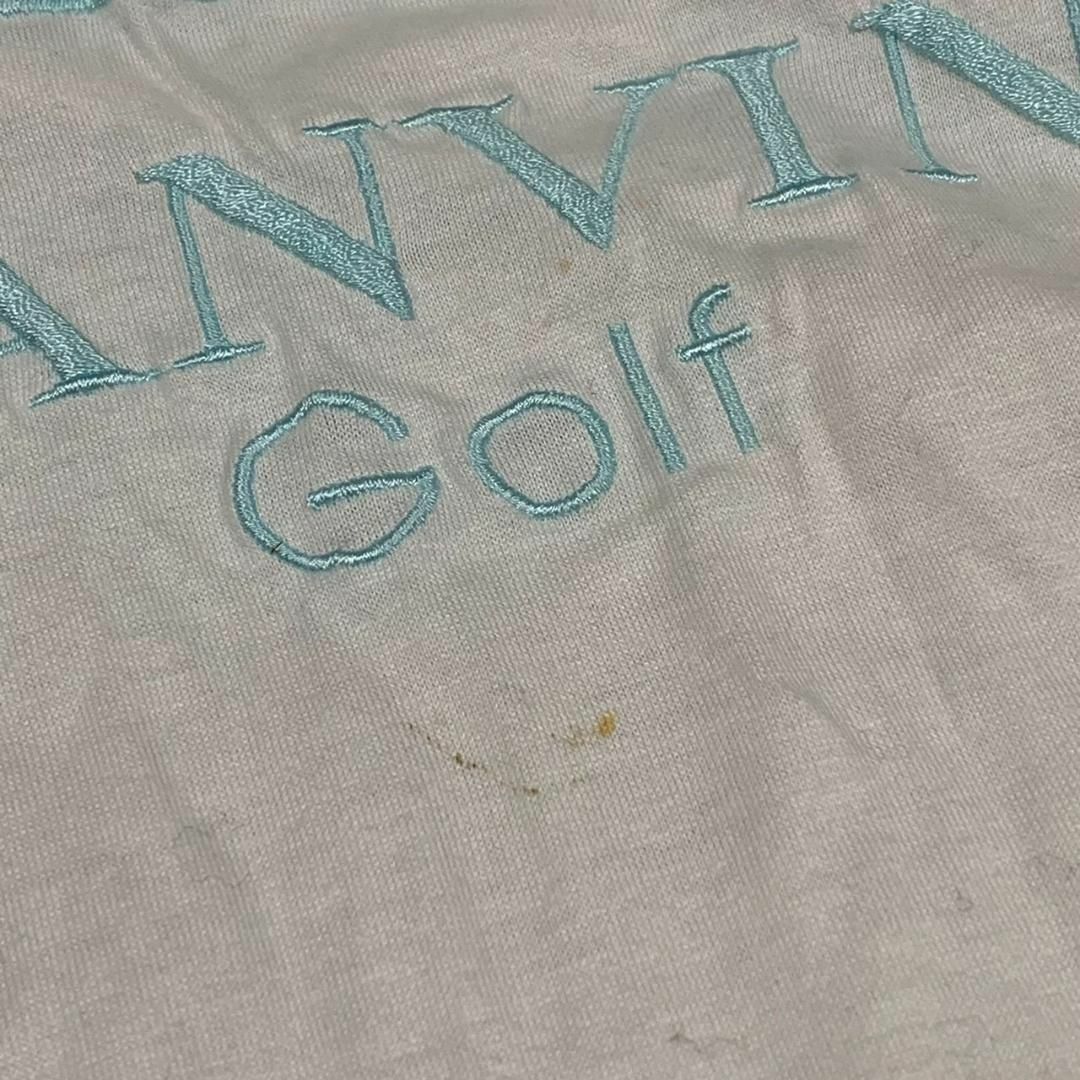 LANVIN(ランバン)のLANVIN GOLF ランバン ロゴ 半袖 Tシャツ ホワイト ブランド 古着 レディースのトップス(Tシャツ(半袖/袖なし))の商品写真