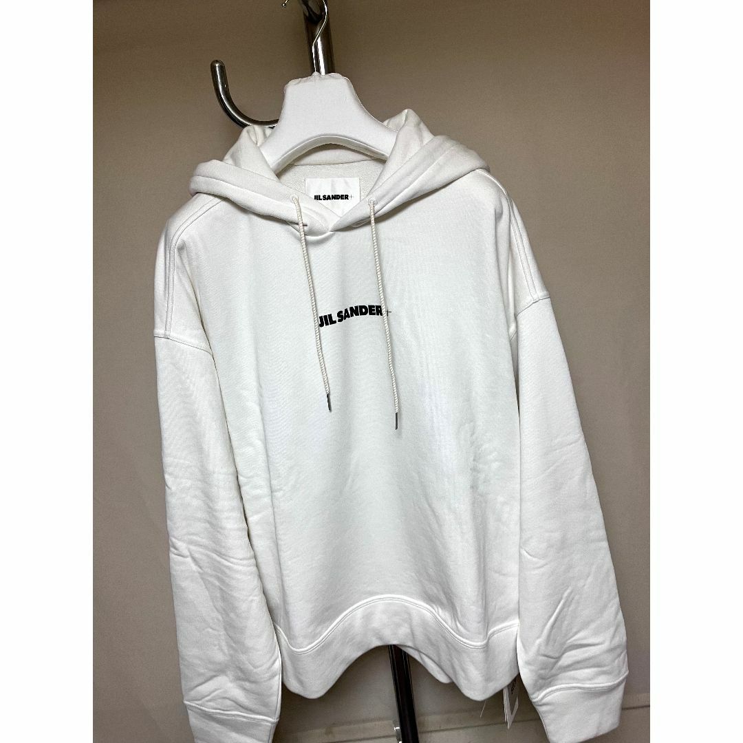 Jil Sander - 新品 L JIL SANDER 22aw ロゴパーカー ホワイト 4886の