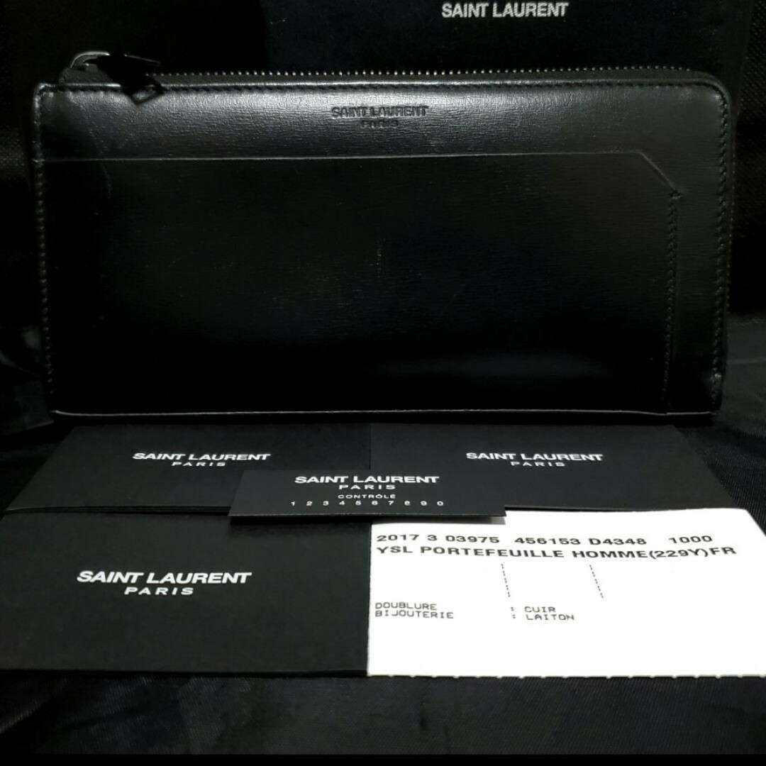 SAINT LAURENT PARIS サンローランパリ L型 イヴサンローラン