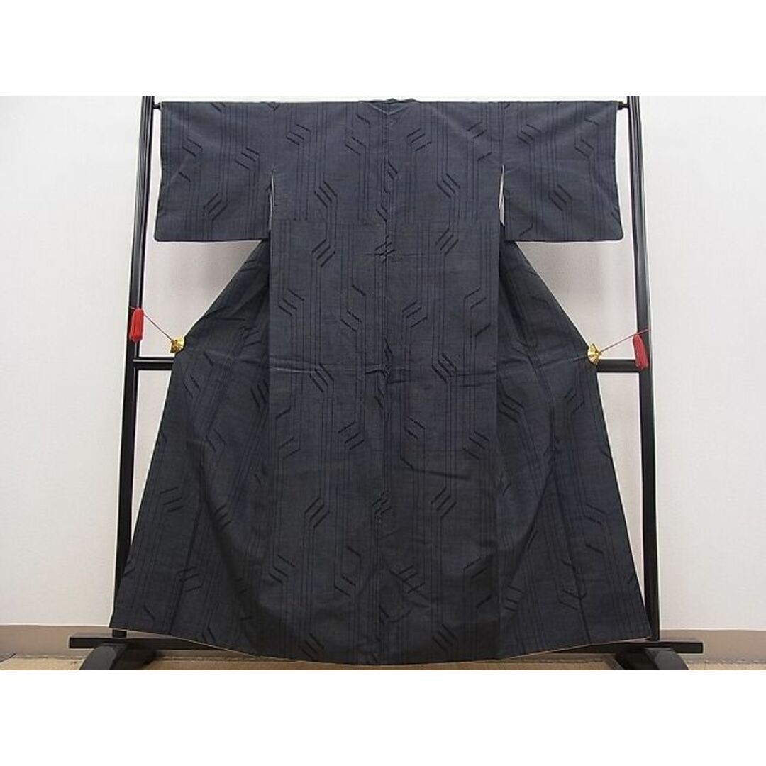平和屋野田店■上質な紬 吉祥文 逸品 n-pk1186