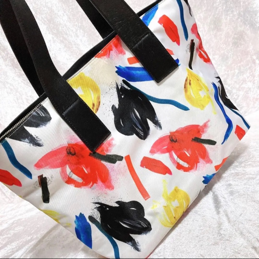 美品】レア Paul smith ポールスミス トートバッグ 大容量 ペイント