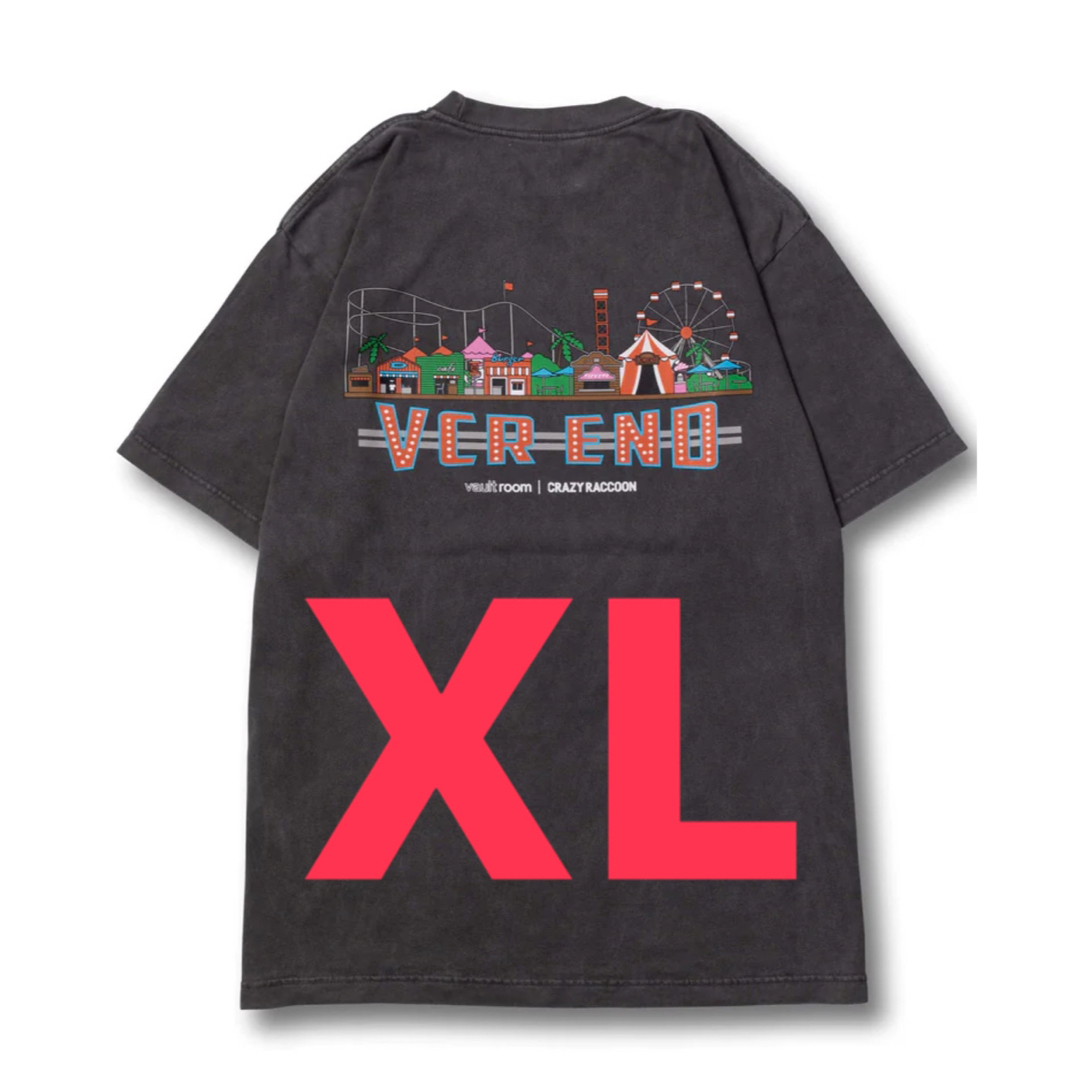 vaultroom AMUSEMENT PARK TEE CHARCOAL L-