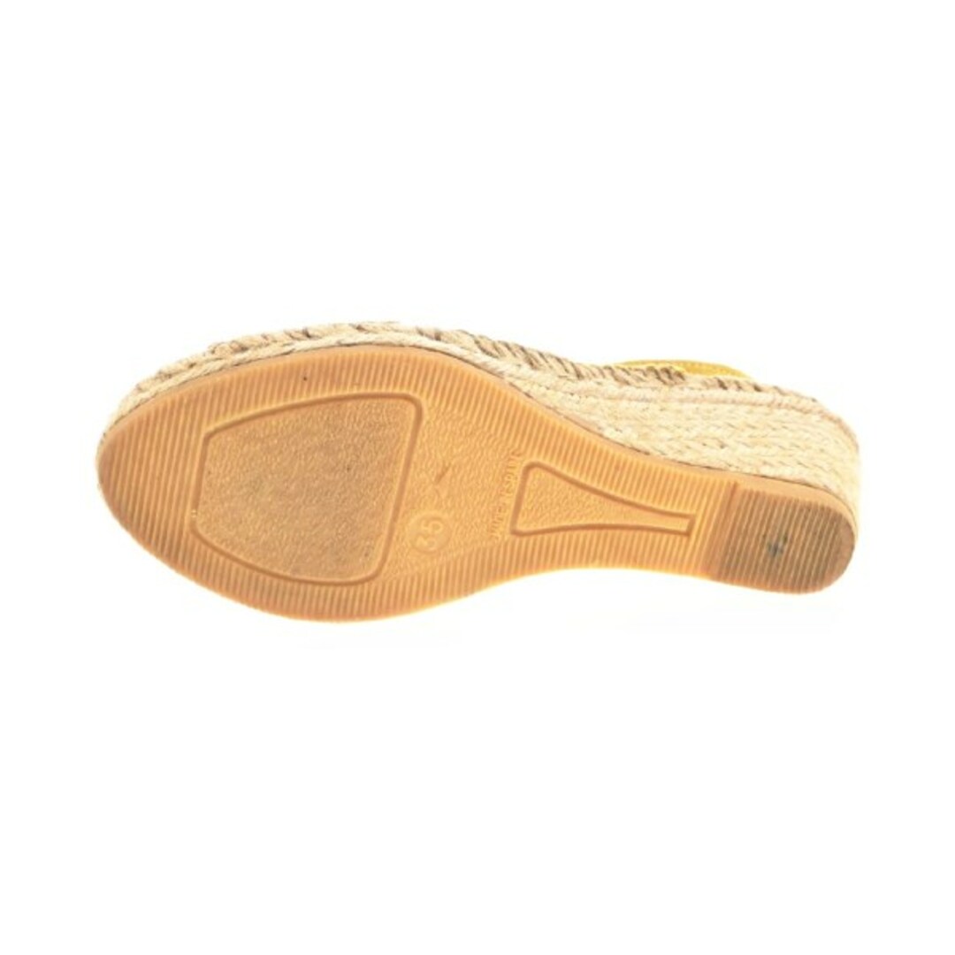 Calzanor(カルザノール)のCalzanor サンダル EU35(21.5cm位) マスタード系 【古着】【中古】 レディースの靴/シューズ(サンダル)の商品写真