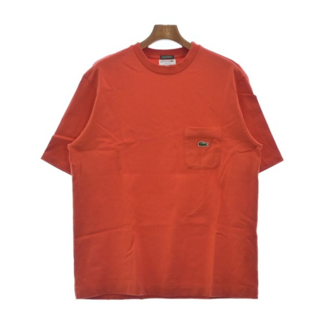 LACOSTE ラコステ Tシャツ・カットソー 5(XL位) オレンジ系